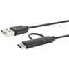 Cavo USB Schwaiger CK 3112 USB 2.0 1m USB A Micro-USB B nero