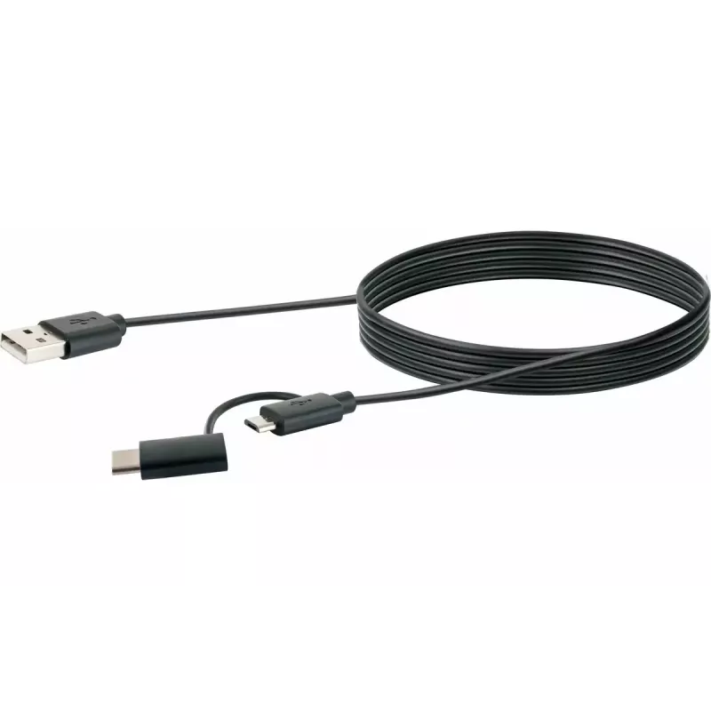 Cavo USB Schwaiger CK 3112 USB 2.0 1m USB A Micro-USB B nero