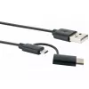 Cavo USB Schwaiger CK 3112 USB 2.0 1m USB A Micro-USB B nero