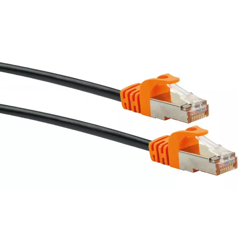 Cavo di rete Schwaiger CKO7050 531 RJ-45 Cat7 5 m nero arancione