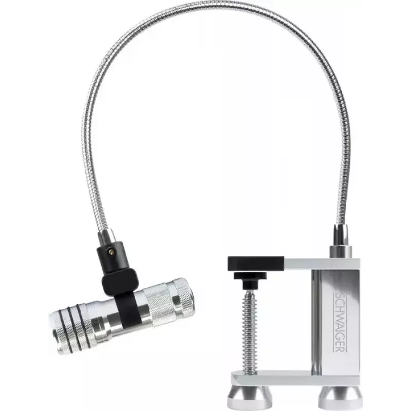Lampada per grill Schwaiger GLED0030 nero argento alluminio gomma batteria 0,5 W