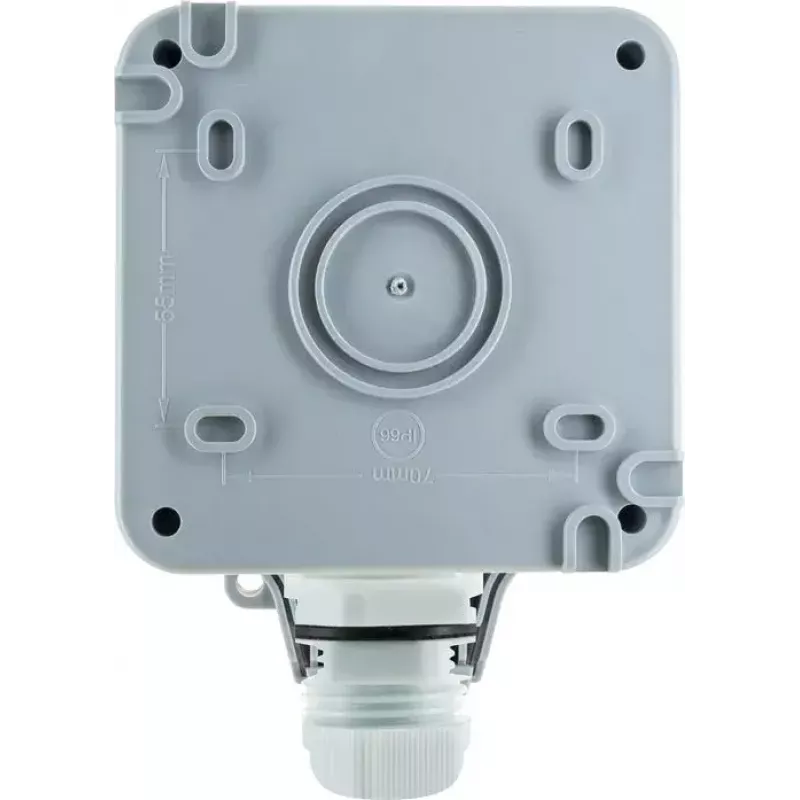 Presa Schwaiger SOAD0100 grigio IP66 230V 16A