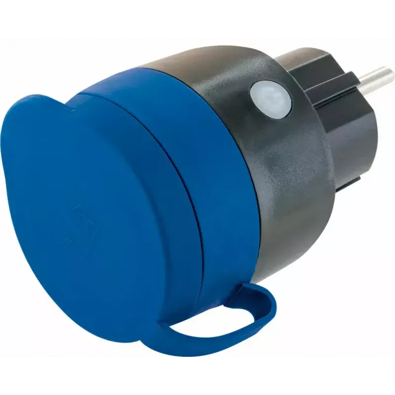 Presa Schwaiger SOAW0044 blu grigio IP44 230V 16A