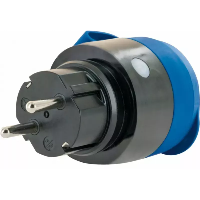 Presa Schwaiger SOAW0044 blu grigio IP44 230V 16A
