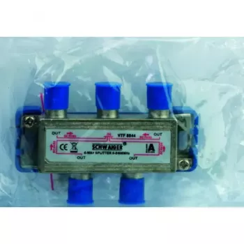 Splitter per cavi Schwaiger VTF8844 241 gamma di frequenza 5 - 2400 MHz