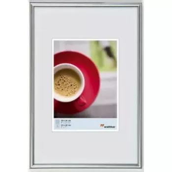 Cornice singola Walther Design Galeria KS030H argento