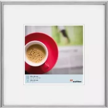 Cornice singola Walther Design Galeria KS330H argento