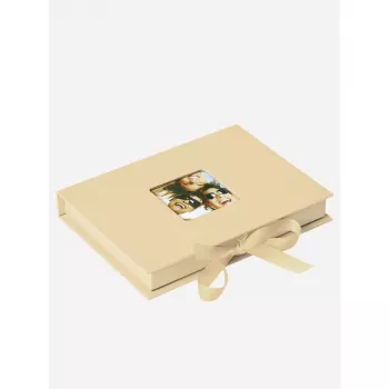 Walther Design Fun scatola regalo per 70 foto 13x18, crema (FB-112-H)