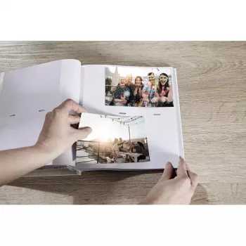 Album fotografico Walther Design ME-110-X grigio 200 fogli