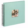 Fotoalbum Walther Fun color menta 40 fogli rilegatura a spirale