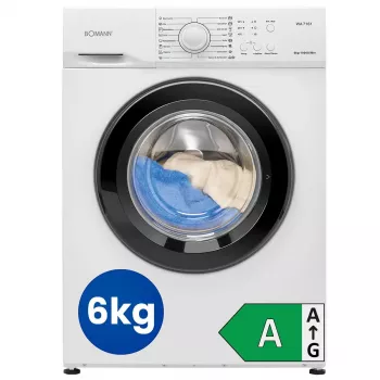 Lavatrice a carica frontale BOMANN WA7161 — 6 kg, 1000 giri/min, classe A, bianca
