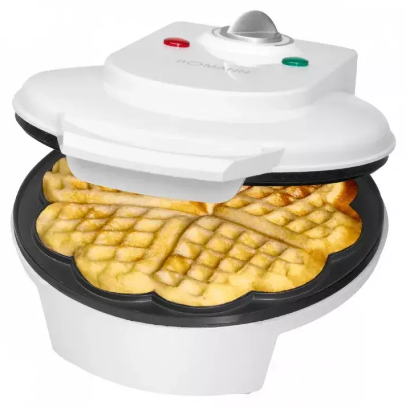 Macchina per waffle Bomann WA 5018 CB 1 waffle 1200 W bianco