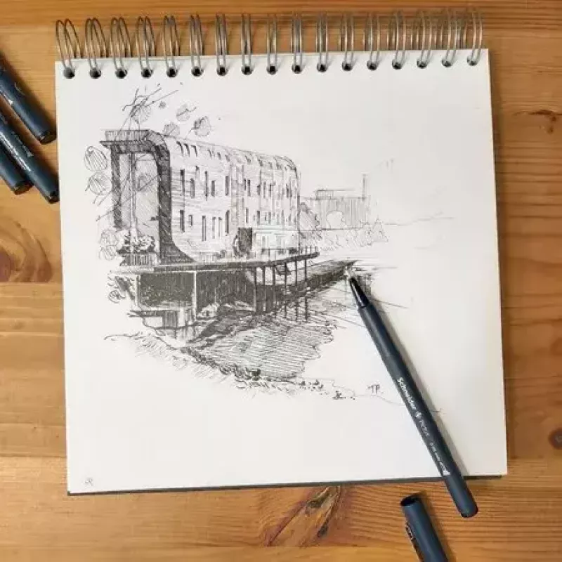 Fineliner Schneider Schreibgeräte Pictus nero 8 pz.