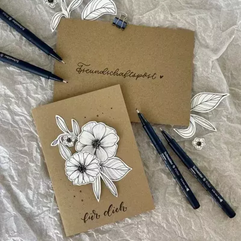 Fineliner Schneider Schreibgeräte Pictus nero 8 pz.