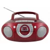 Sistema stereo portatile Soundmaster SCD5100RO — CD/Radio/USB? (grigio, rosso)