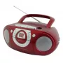 Sistema stereo portatile Soundmaster SCD5100RO — CD/Radio/USB? (grigio, rosso)