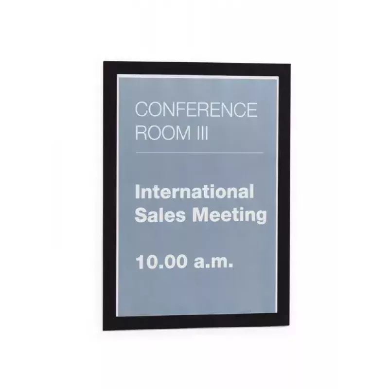 Cornice magnetica A4 Durable 4872-01 nero