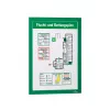 Cornice magnetica A4 Durable DURAFRAME verde