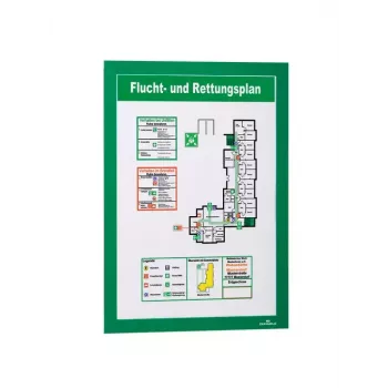 Cornice magnetica A4 Durable DURAFRAME verde