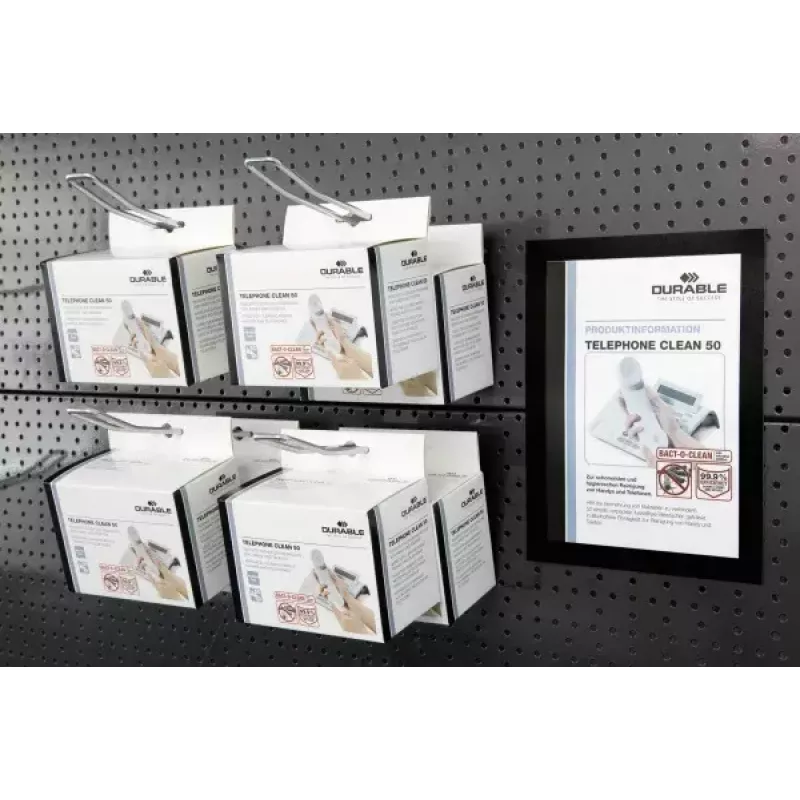 Cornice magnetica Durable DURAFRAME A5 nero