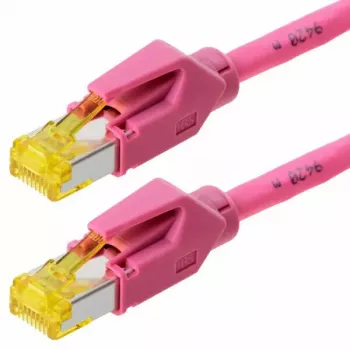 Cavo di rete Helos 120086 magenta 3 m Cat6a S/FTP