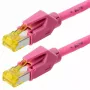 Cavo di rete Helos 120086 magenta 3 m Cat6a S/FTP