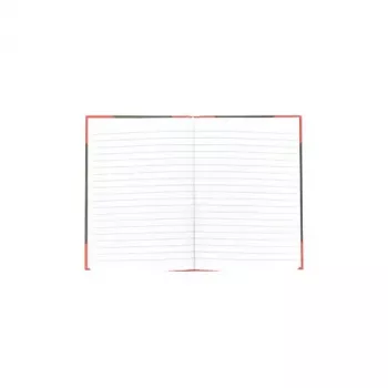 Quaderno Bantex 100302813 — A5, 96 fogli, rigato, 70 g/m², copertina rigida, nero/rosso