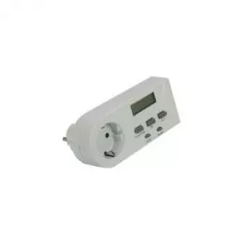 Misuratore di consumo energetico REV 002580 — digitale compatto, bianco