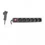 Prolunga elettrica REV 12626514 2 m 6 prese AC per interni nero