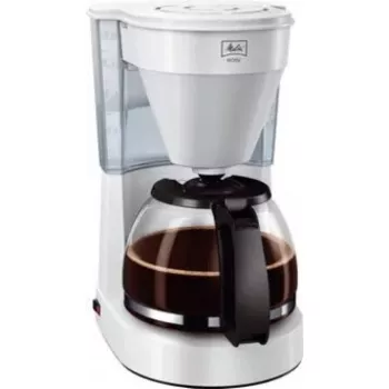 Caffettiera a goccia MELITTA 1023-01 — completamente automatica, caffè macinato, caraffa da 10 tazze, 1050 W, bianco