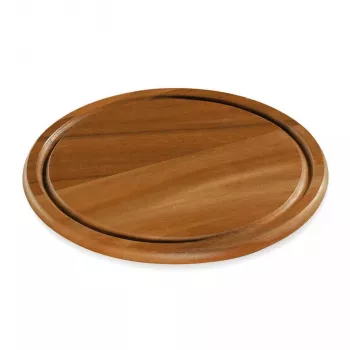 Tagliere rotondo in legno Zassenhaus 055061