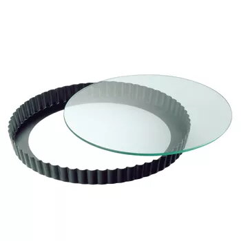 Anello per torta Kaiser 23.0062.2040 rotondo nero 28 cm