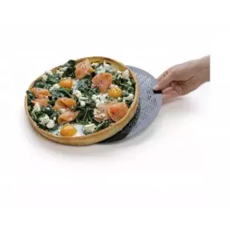 Teglia per pizza Kaiser 23.0065.1576 acciaio nero 28 cm