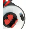 Ciabatta multipresa Brennenstuhl SC 3210 4 uscite AC 3000 W nero rosso argento