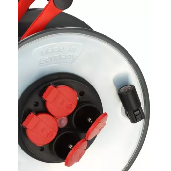 Ciabatta multipresa Brennenstuhl SC 3210 4 uscite AC 3000 W nero rosso argento