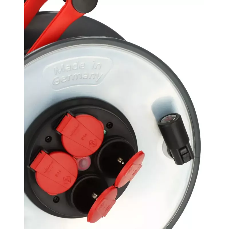 Ciabatta multipresa Brennenstuhl SC 3210 4 uscite AC 3000 W nero rosso argento