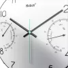 Orologio al quarzo Mebus 16106 rotondo nero bianco