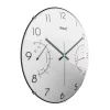 Orologio al quarzo Mebus 16106 rotondo nero bianco