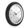 Orologio digitale Mebus 19449 rotondo nero bianco batteria AA 30 cm