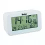 Sveglia Mebus 51461 bianca con display LCD e misurazione della temperatura