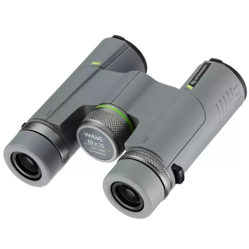 Binocolo Bresser Optics Wave 10x25 BaK-4 grigio ingrandimento 10x