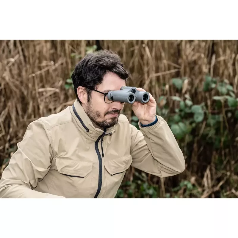 Binocolo Bresser Optics Wave 10x25 BaK-4 grigio ingrandimento 10x