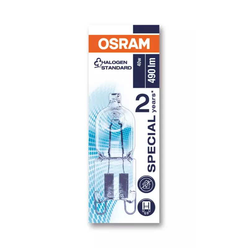 Lampada alogena Osram HALOPIN OVEN 40 W 230 V G9 bianco caldo