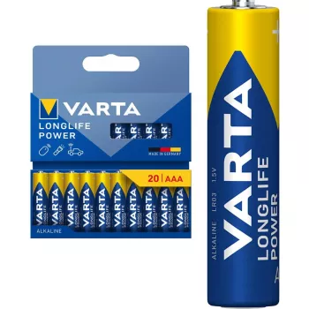 Varta Longlife Power Micro AAA LR03 1,5 V batterie alcaline, 20 pz. (04903 121 720)