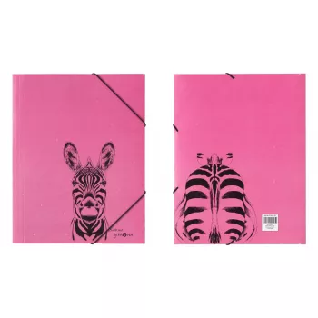 Cartella in cartone Pagna Save me A4 fucsia 21658-34