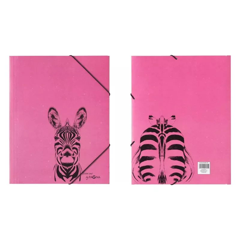 Cartella in cartone Pagna Save me A4 fucsia 21658-34