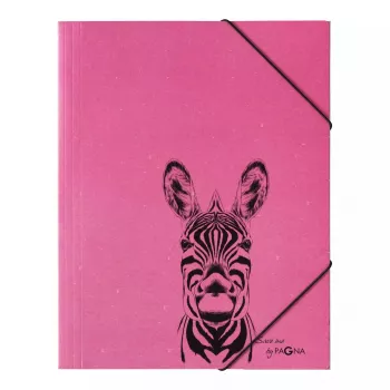 Cartella in cartone Pagna Save me A4 fucsia 21658-34