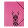 Cartella in cartone Pagna Save me A4 fucsia 21658-34