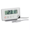Termometro interno elettronico TFA-Dostmann 30.1034 — digitale, -40–70°C, precisione 0,5°C, batteria CR2032, bianco