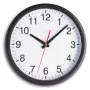 Orologio al quarzo TFA-Dostmann 98.1077 rotondo nero bianco da parete da tavolo